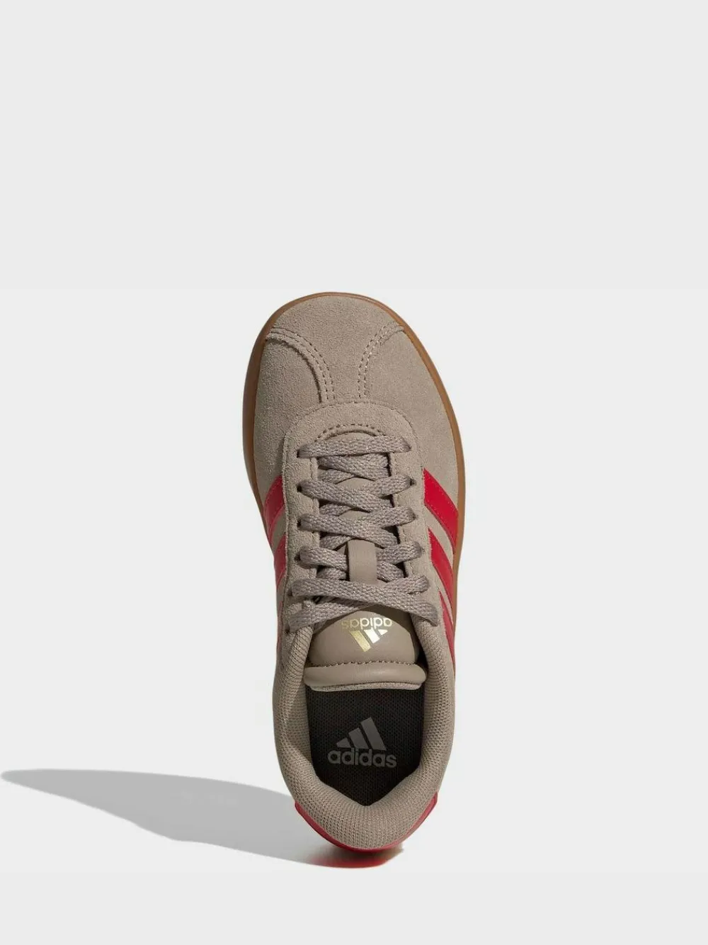 adidas Brown/Red VL Court 3.0 Trainers^ Sneakers