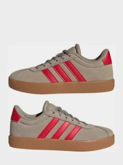 adidas Brown/Red VL Court 3.0 Trainers^ Sneakers