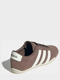 adidas Brown/White Grand Court Lo Trainers^Women Sneakers