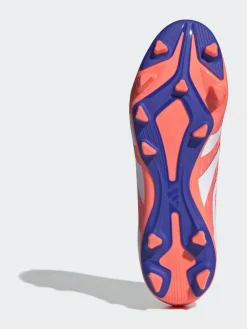 adidas Coral/White Adult Predator Club Firm/Multi Ground Boots^ Soccer Cleats