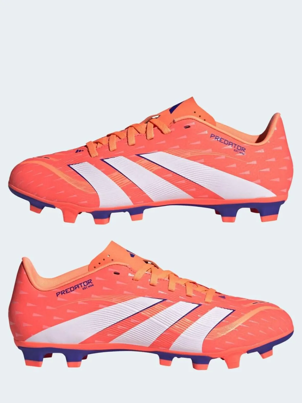 adidas Coral/White Adult Predator Club Firm/Multi Ground Boots^ Soccer Cleats