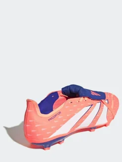 adidas Coral/White Adult Predator League Fold-Over Tongue Firm/Multi Ground Boots^ Soccer Cleats