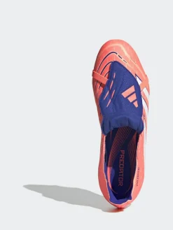 adidas Coral/White Adult Predator League Fold-Over Tongue Firm/Multi Ground Boots^ Soccer Cleats