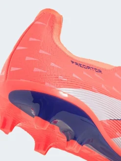 adidas Coral/White Adult Predator League Fold-Over Tongue Firm/Multi Ground Boots^ Soccer Cleats