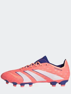 adidas Coral/White Adult Predator League Multi Ground Boots^ Soccer Cleats