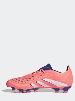 adidas Coral/White Adult Predator League Multi Ground Boots^ Soccer Cleats