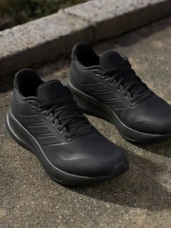 New adidas Dark Black Runfalcon 5 Running Trainers