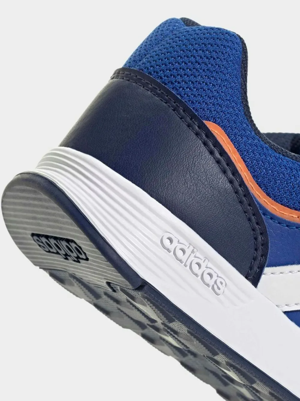 adidas Dark Blue Tensaur Switch Hook and Loop Kids Trainers^BOY Sneakers