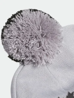 Hot Adidas Golf Dark Grey Cold.Rdy 3-Stripes Pom Beanie
