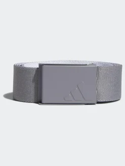 New Adidas Golf Reversible Webbing Belt Grey