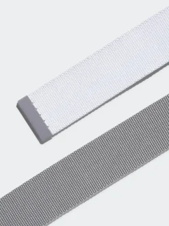New Adidas Golf Reversible Webbing Belt Grey
