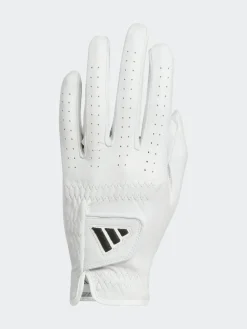 Hot Adidas Golf White/Black Pro Leather Single Gloves