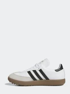 Clearance Adidas Golf Samba Spikeless Shoes White/Black