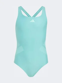 adidas Green C-Back Kids Swimsuit