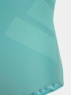 adidas Green C-Back Kids Swimsuit