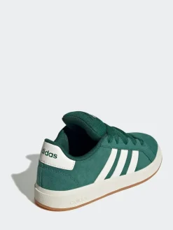 Online adidas Green Grand Court 00s Suede Lace Kids Trainers