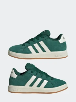Online adidas Green Grand Court 00s Suede Lace Kids Trainers