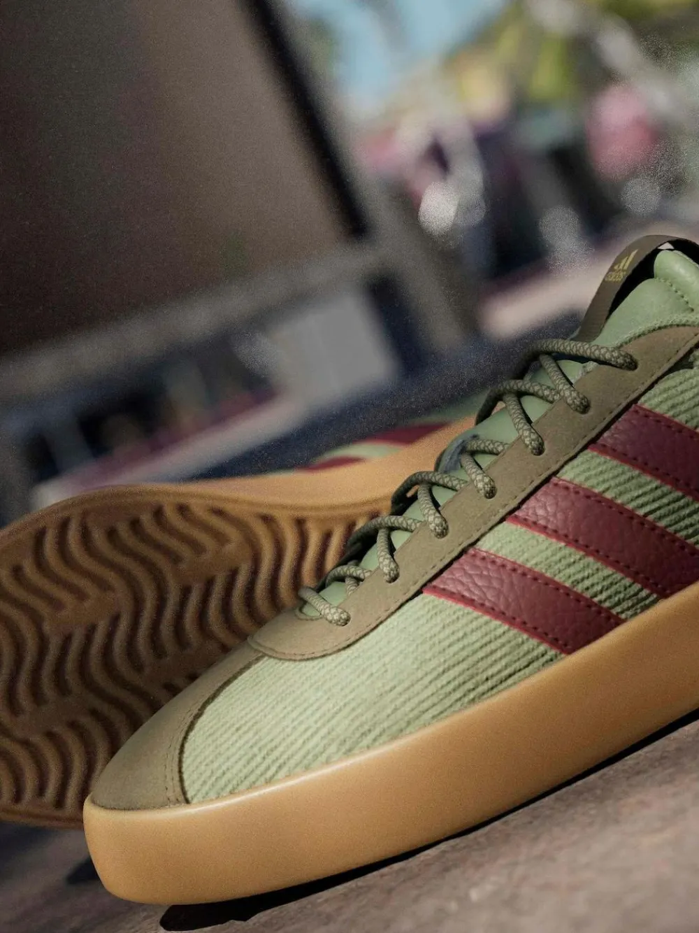 New adidas VL Court Trainers Green
