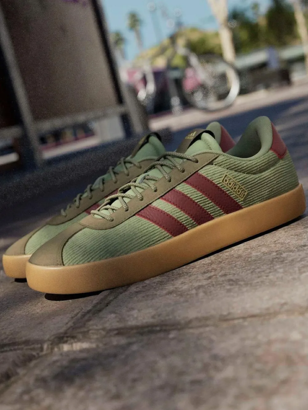 New adidas VL Court Trainers Green