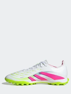 New adidas Green/White Adult Predator League Turf Boots