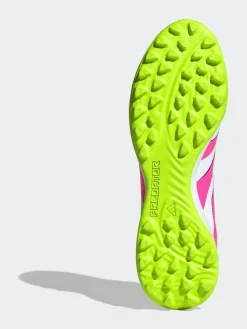 New adidas Green/White Adult Predator League Turf Boots