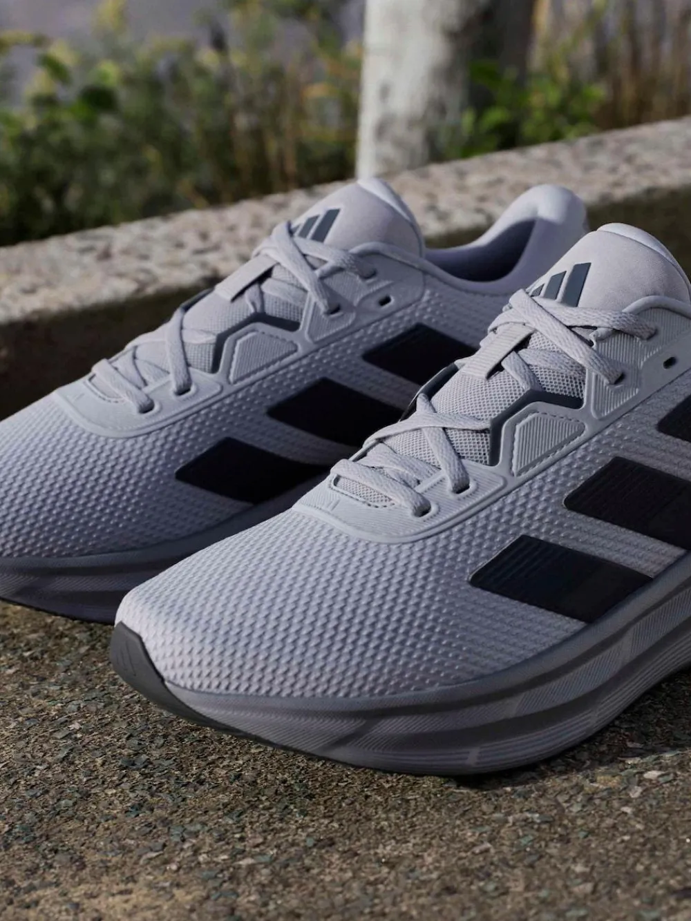 Best adidas Grey Chrome Galaxy 7 Running Trainers