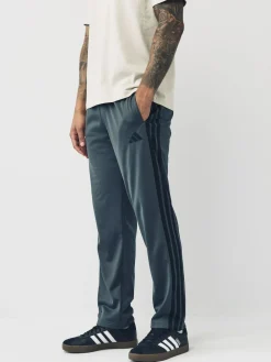 Sale adidas Regular Fit 3-Stripes Tricot Open Hem Track Joggers Grey