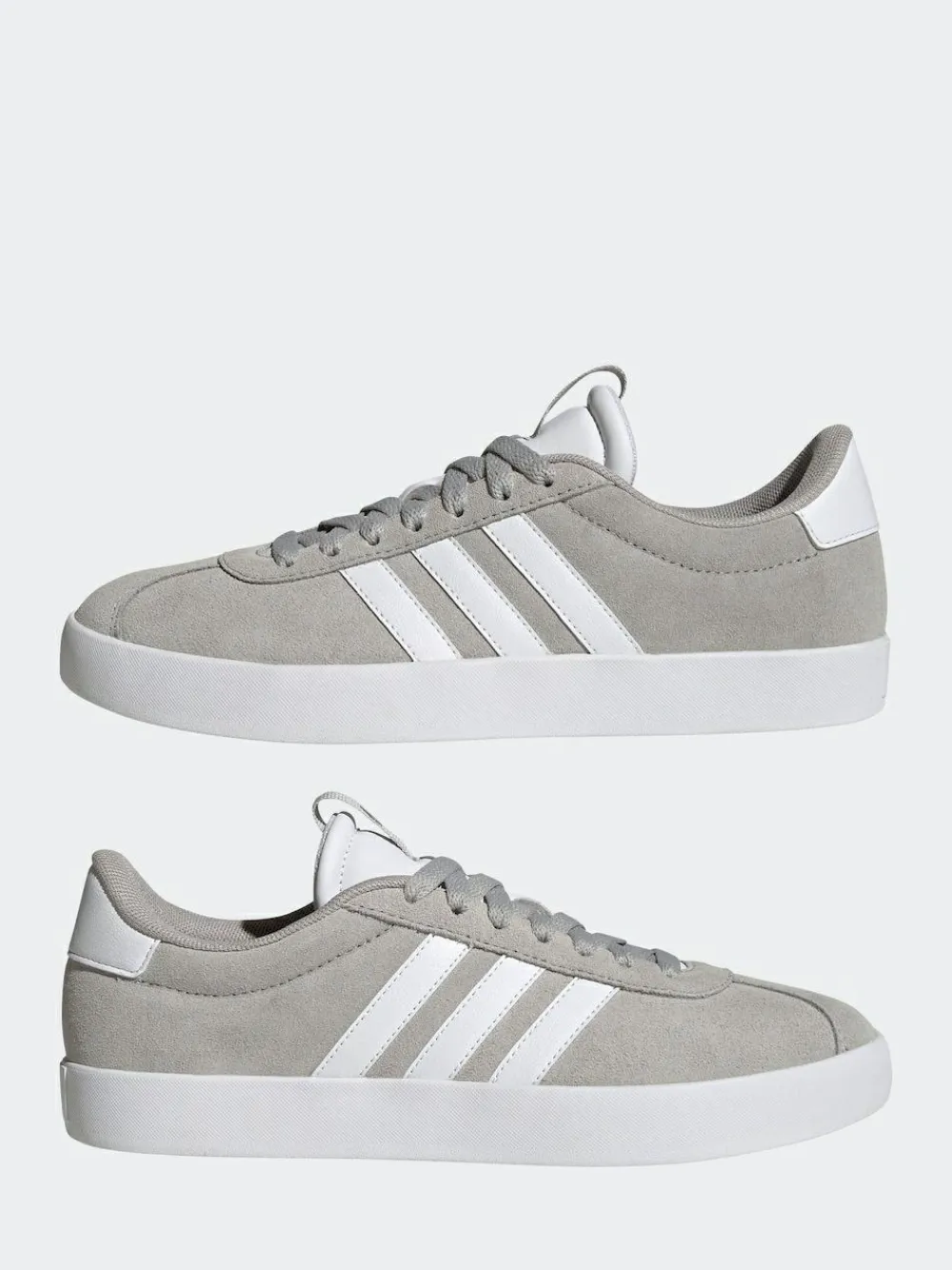 Discount adidas Grey/White VL Court 3.0 Trainers