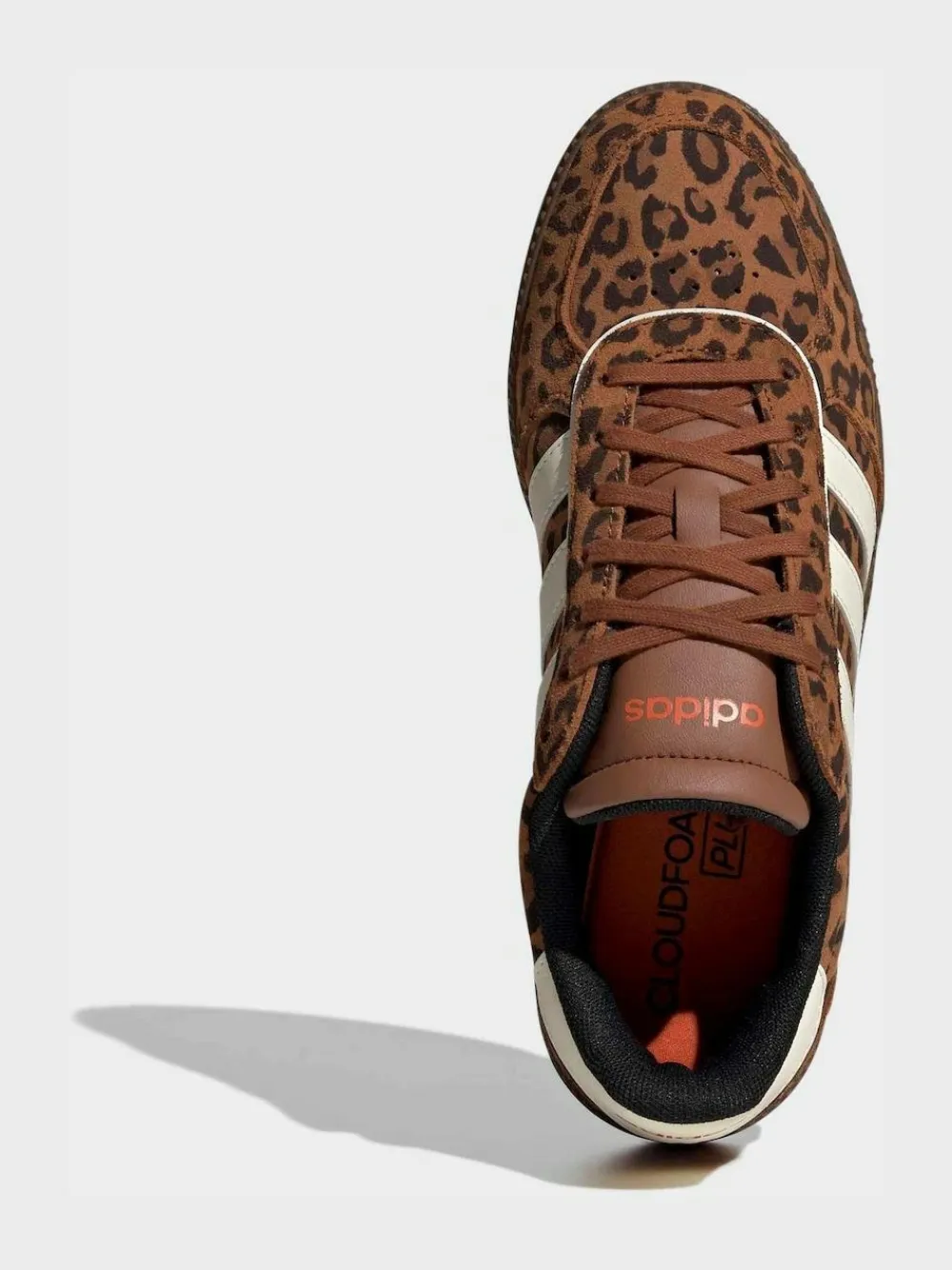 adidas Leopard Print/White Breaknet Sleek Trainers^Women Sneakers