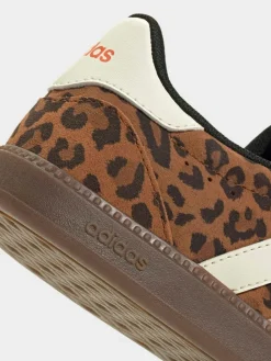 adidas Leopard Print/White Breaknet Sleek Trainers^Women Sneakers