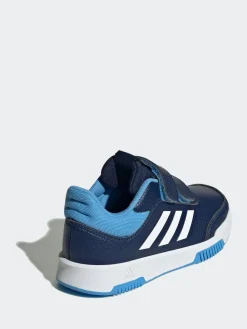 adidas Navy/Blue/White Hook and Loop Tensaur Kids Trainers^BOY Sneakers|Sneakers