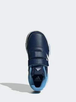 adidas Navy/Blue/White Hook and Loop Tensaur Kids Trainers^BOY Sneakers|Sneakers