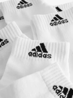 adidas Off White Cushioned Sportswear Ankle Socks 6 Pack