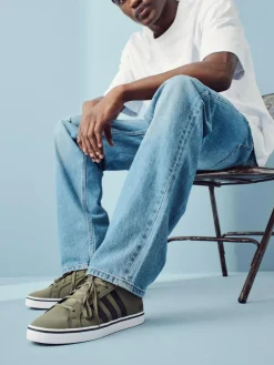 adidas Olive Green VS Pace Trainers^ Sneakers