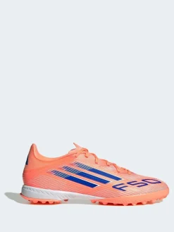 adidas Orange Adult F50 League Turf Boots^ Soccer Cleats
