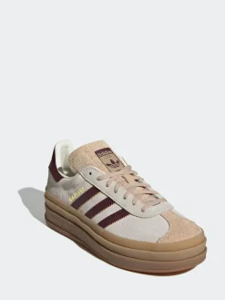 adidas originals Beige/Red Gazelle Bold W Trainers^Women Sportswear
