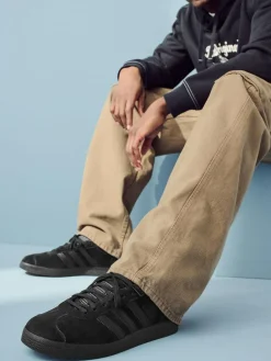 Hot adidas originals Black Dark Gazelle Trainers