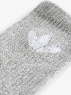 Best adidas Originals Black Trefoil Crew Socks 6 Pack