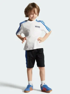 adidas originals Blue Gazelle Comfort Closure Elastic Lace Shoes^BOY School Shoes|Boys Shoes