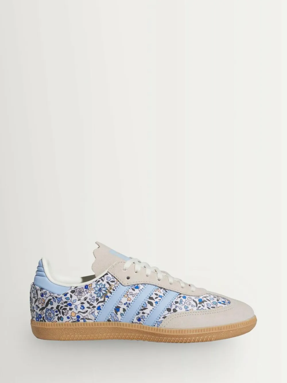 Outlet adidas originals Blue/Grey Floral Samba OG x Liberty London Junior Trainers