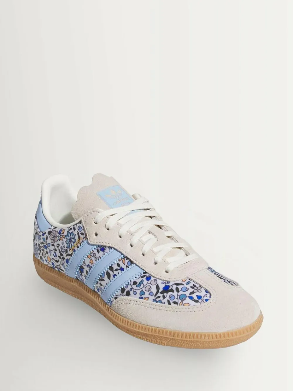 Outlet adidas originals Blue/Grey Floral Samba OG x Liberty London Junior Trainers