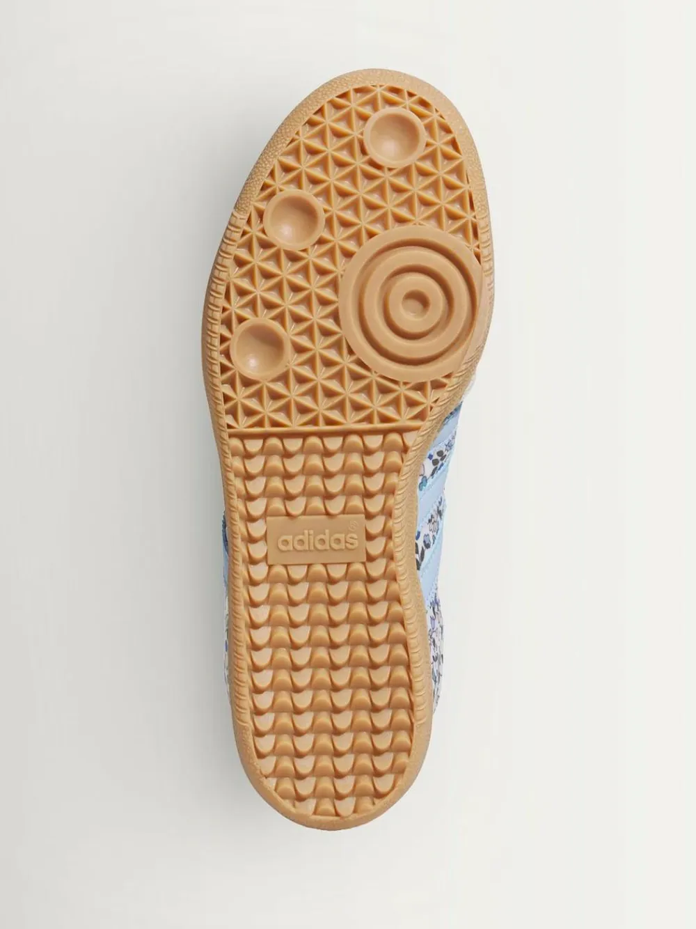 Outlet adidas originals Blue/Grey Floral Samba OG x Liberty London Junior Trainers