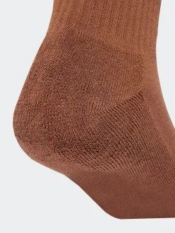 adidas Originals Brown Light Trefoil Crew Socks 6 Pack^ Socks|Socks