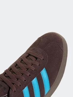 Outlet adidas originals Gazelle Trainers Brown/Blue