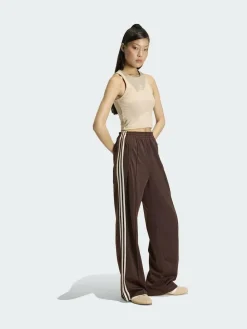 Outlet adidas originals Brown/Cream Firebird Loose Trousers