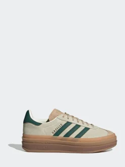 adidas originals Brown/Green Gazelle Bold W Trainers^Women Sneakers