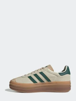 adidas originals Brown/Green Gazelle Bold W Trainers^Women Sneakers