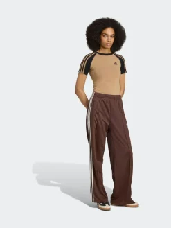 adidas originals Brown/White Firebird Loose Track Pant Trousers^Women Sportswear|Pants