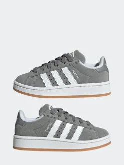 adidas originals Grey Light Campus 00s Elastic Lace Kids Trainers^BOY Sneakers|Sneakers