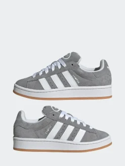 adidas originals Grey/White Campus 00s Lace Junior Trainers^BOY Sneakers|Sneakers